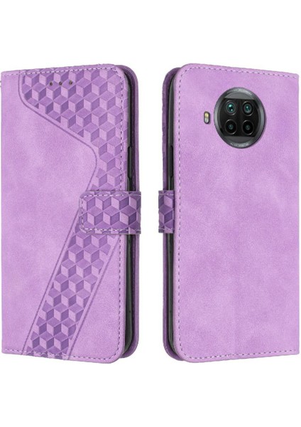 Telefon Kılıfı Için Xiaomi 10T Lite Flip Folio Manyetik Kickstand Kart Yuvaları (Yurt Dışından)