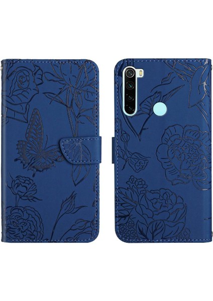 Xiaomi Redmi Not 8t Çiçekler ve Kelebekler Anti-Damla Koruma (Yurt Dışından)