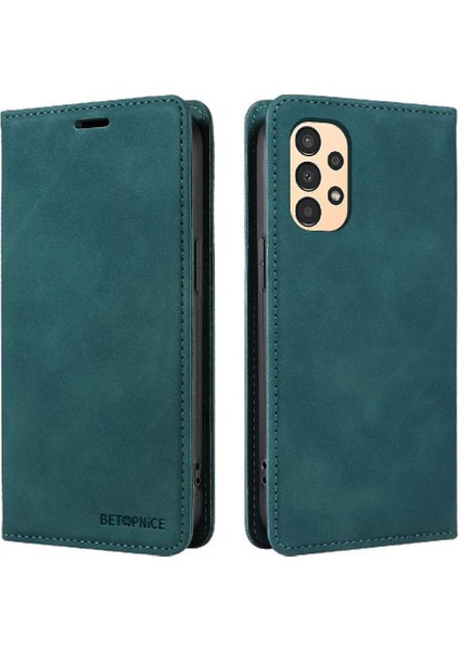 Samsung Galaxy A04S Için Kılıf Folio Cüzdan Koruyucu Pu Deri Manyetik (Yurt Dışından)