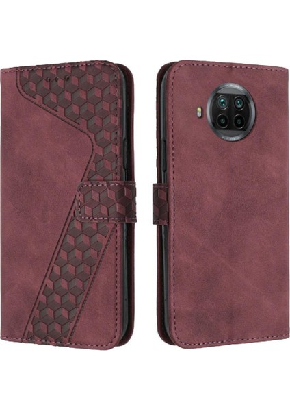 Telefon Kılıfı Için Xiaomi 10T Lite Flip Folio Manyetik Kickstand Kart Yuvaları (Yurt Dışından)