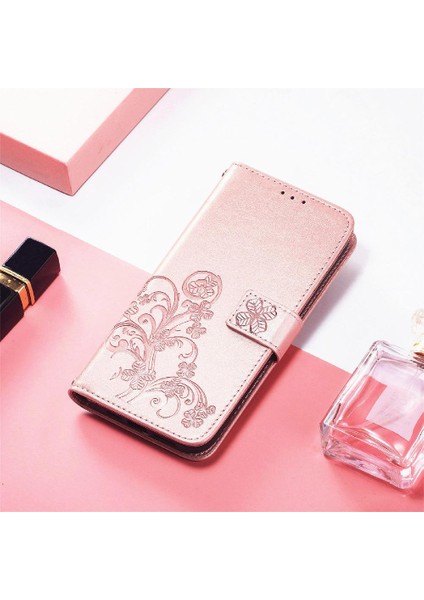 Oppo Bulmak Için Kılıf X3 Pro Dört Yapraklı Yonca Flip Kapak Kısa Kayış Iş (Yurt Dışından) modelleri