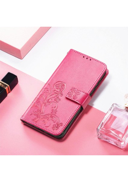 Oppo Bulmak Için Kılıf X3 Pro Dört Yapraklı Yonca Flip Kapak Kısa Kayış Iş (Yurt Dışından) modelleri