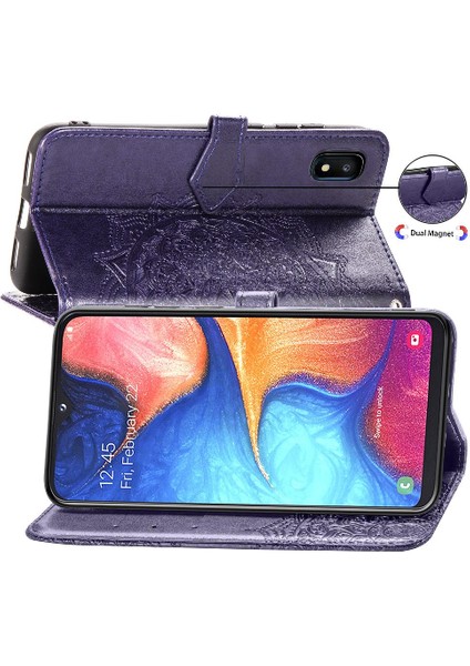 Samsung A10E Için Kılıf Deri Kılıf Kapak Çevirin Zarif Desen Darbeye (Yurt Dışından) indirimleri