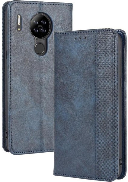 Blackview A80 Cüzdan Manyetik Kapatma Pu Deri Için Kılıf (Yurt Dışından)