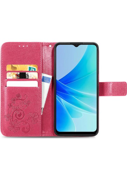 Oppo A57 4g Kısa Kayış Deri Kılıf Için Dört Yapraklı Yonca Kapak Çevirin (Yurt Dışından) indirimleri