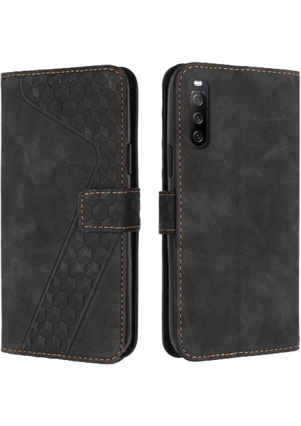 Sony Xperia 10 Iv Için Telefon Kılıfı Cüzdan Flip Folio Kart Yuvaları Kapak (Yurt Dışından)