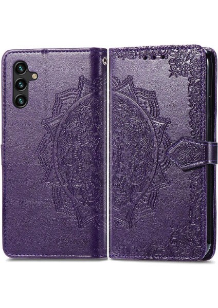 Samsung A24 4g Deri Kılıf Basit Iş Zarif Desen (Yurt Dışından)