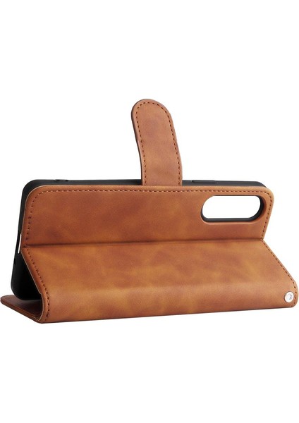 Kart Tutucu Kickstand Koruyucu Kapak ile Sony Xperia 10 Iv Için Kılıf (Yurt Dışından) modelleri