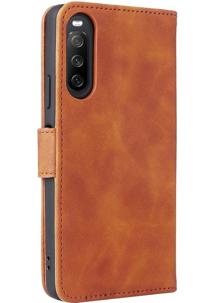 Kart Tutucu Kickstand Koruyucu Kapak ile Sony Xperia 10 Iv Için Kılıf (Yurt Dışından) fırsatları