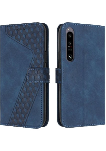 Sony Xperia 1 Iv Kickstand Kart Yuvaları Için Telefon Kılıfı Kapak Manyetik Flip (Yurt Dışından)