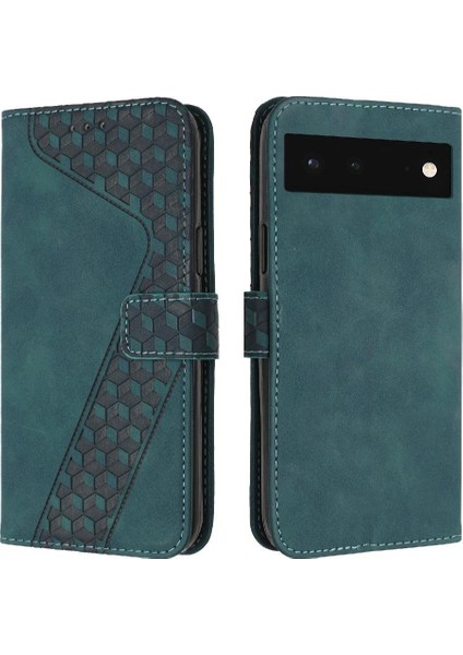 Google Piksel 6 Flip Folio Cüzdan Manyetik Kart Yuvaları Kapak Için Telefon Kılıfı (Yurt Dışından)