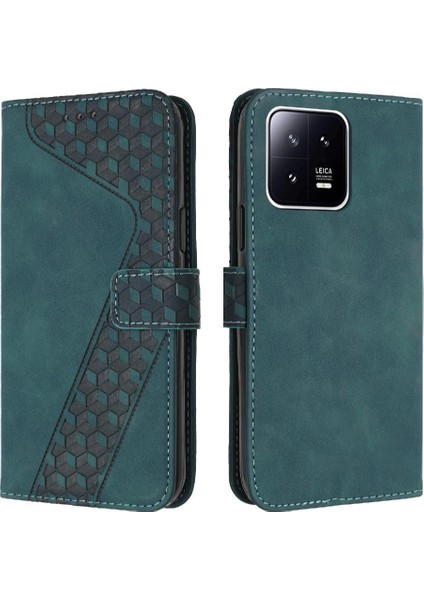 Telefon Kılıfı Için Xiaomi 13 Pro Kickstand Manyetik Kapak Folio Cüzdan Kart (Yurt Dışından)