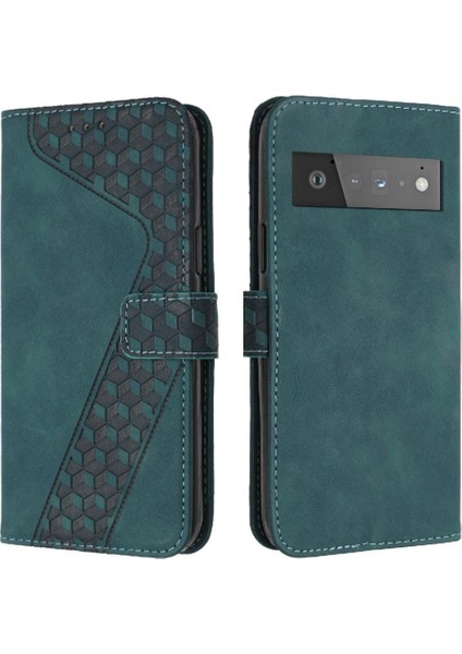 Google Pixel 6 Pro Cüzdan Kickstand Manyetik Flip Folio Için Telefon Kılıfı (Yurt Dışından)