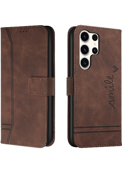 Samsung Galaxy S24 Ultra Kart Yuvaları Için Telefon Kılıfı Kapak El Kayışı Pu (Yurt Dışından) indirimleri