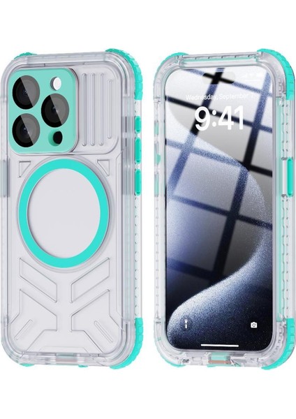 Iphone 15 Pro IP68 Su Geçirmez Tam 12FT Askeri Darbeye Dayanıklı (Yurt Dışından)