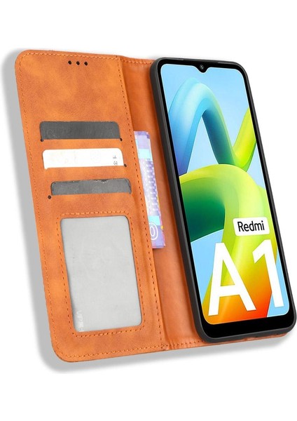 Xiaomi Redmi A1 Pu Deri Manyetik Kapatma Cüzdan (Yurt Dışından) indirimleri