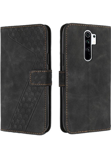 Telefon Kılıfı Için Xiaomi Redmi 9 Kickstand Flip Folio Cüzdan Kart Yuvaları Kapak (Yurt Dışından)