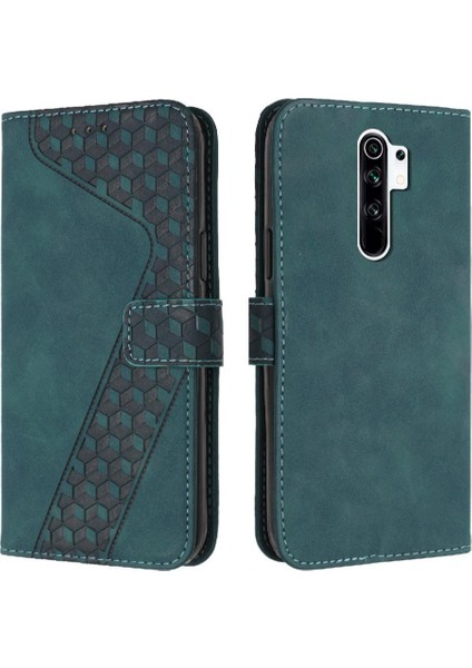 Telefon Kılıfı Için Xiaomi Redmi 9 Kickstand Flip Folio Cüzdan Kart Yuvaları Kapak (Yurt Dışından)