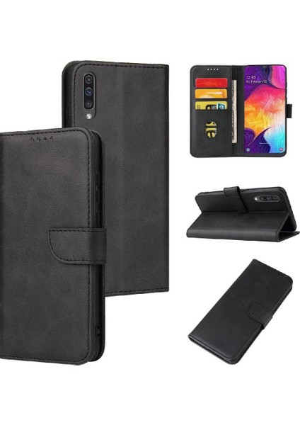Samsung Galaxy A50/A50S/A30S Için Kılıf Kart Tutucu Kickstand Tam Kart ile (Yurt Dışından)