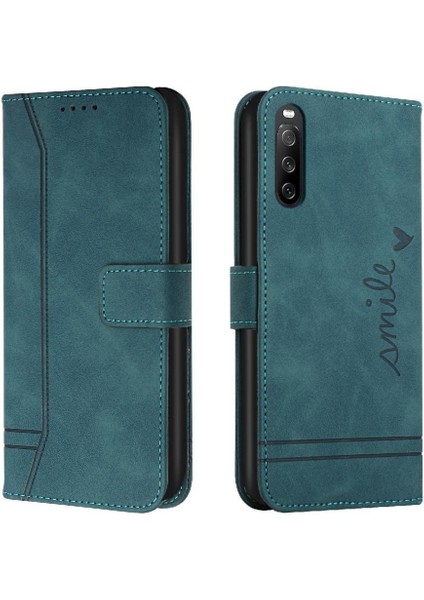 Sony Xperia 10 V El Kayışı Için Telefon Kılıfı Manyetik Kapatma Flip Folio Pu (Yurt Dışından)