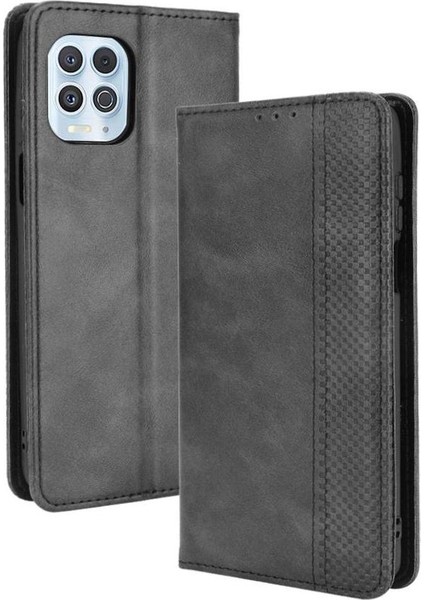 Motorola Moto G100 Pu Deri Manyetik Kapatma Cüzdan Için Kılıf (Yurt Dışından)
