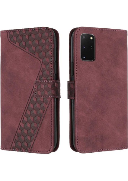 Samsung Galaxy S20 Artı Kickstand Flip Folio Cüzdan Kartı Için Telefon Kılıfı (Yurt Dışından)