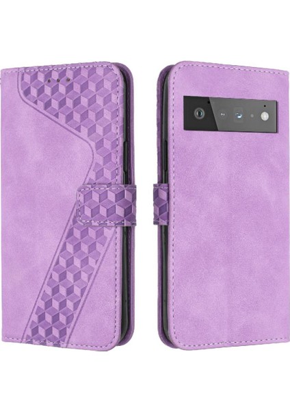 Google Pixel 6 Pro Cüzdan Kickstand Manyetik Flip Folio Için Telefon Kılıfı (Yurt Dışından)