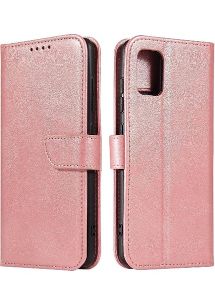 Samsung Galaxy A51 4G/M40S Manyetik Karbon Fiber Tam Koruma (Yurt Dışından)