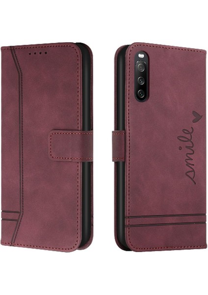 Sony Xperia 10 V El Kayışı Için Telefon Kılıfı Manyetik Kapatma Flip Folio Pu (Yurt Dışından) indirimleri