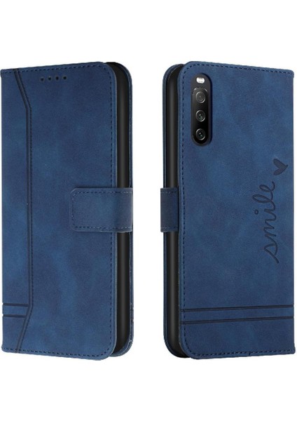 Sony Xperia 10 V El Kayışı Için Telefon Kılıfı Manyetik Kapatma Flip Folio Pu (Yurt Dışından)