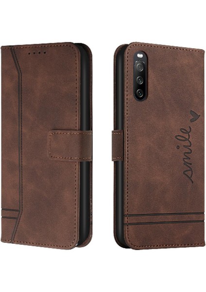Sony Xperia 10 V El Kayışı Için Telefon Kılıfı Manyetik Kapatma Flip Folio Pu (Yurt Dışından) fırsatları