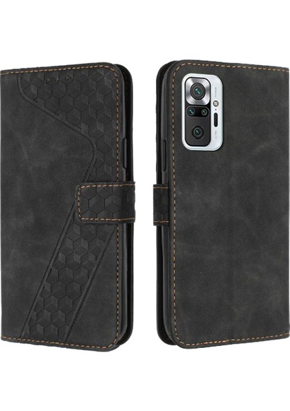 Telefon Kılıfı Için Xiaomi Redmi Not 10 Pro Max Kickstand Manyetik Flip Folio (Yurt Dışından)