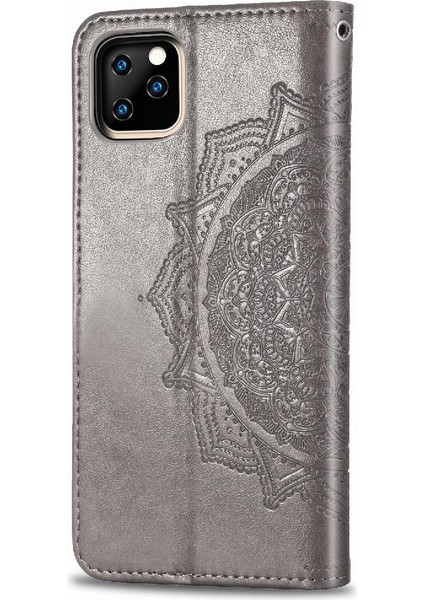 Iphone 11 Için Kılıf Pro Deri Kılıf Darbeye Zarif Desen Flip (Yurt Dışından)