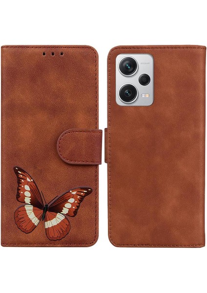 Xiaomi Redmi Için Not 12 Pro Artı Cüzdan Kart Yuvaları Kelebek Renk (Yurt Dışından)