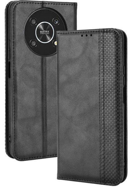 Onur X9 5g Pu Deri Cüzdan Manyetik Kapatma Için Kılıf (Yurt Dışından)