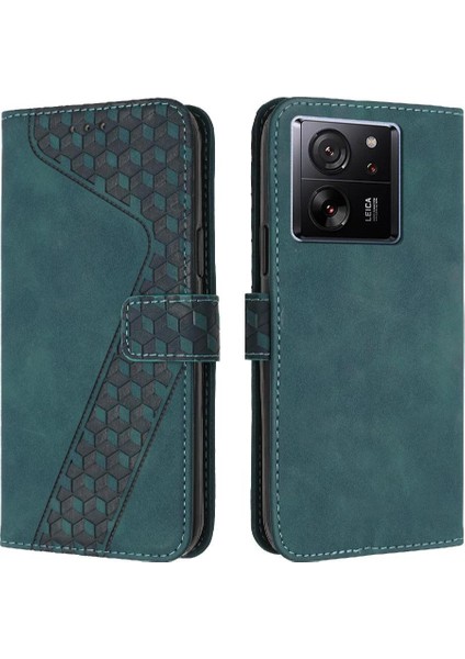 Telefon Kılıfı Için Xiaomi 13T/13T Pro Flip Folio Manyetik Cüzdan Kart Yuvaları (Yurt Dışından)