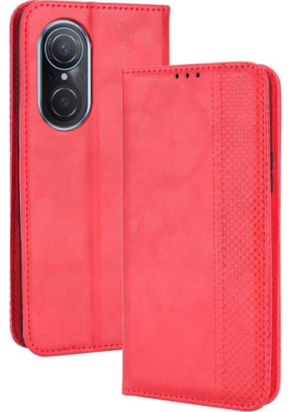 Huawei Nova 9 Se Pu Deri Cüzdan Manyetik Kapatma Için Kılıf (Yurt Dışından)
