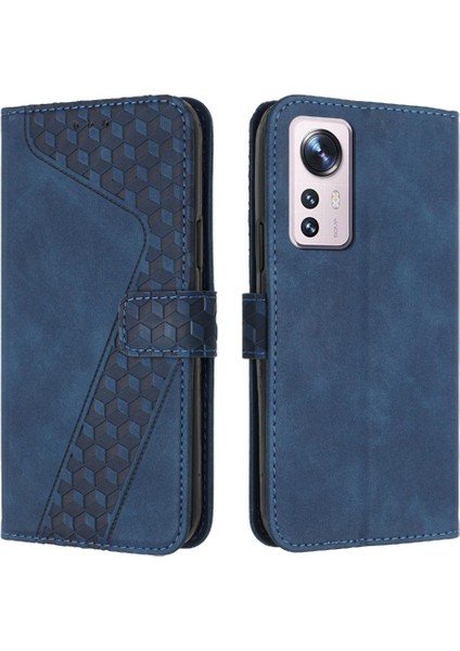 Telefon Kılıfı Için Xiaomi 12 Lite Manyetik Cüzdan Çevir Folio Kart Yuvaları Kapak (Yurt Dışından)