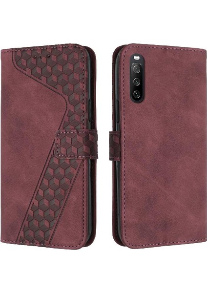 Sony Xperia 10 Iv Için Telefon Kılıfı Cüzdan Flip Folio Kart Yuvaları Kapak (Yurt Dışından)