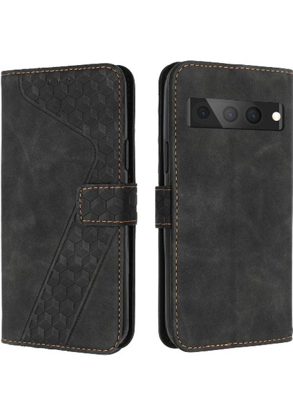 Google Pixel 7 Pro Için Telefon Kılıfı Kickstand Cüzdan Flip Folio Kart Yuvaları (Yurt Dışından)