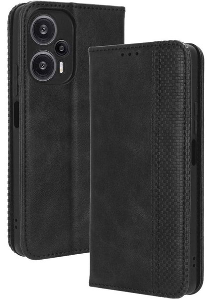 Xiaomi Poco F5 5g Cüzdan Manyetik Kapatma Pu Deri Kılıf (Yurt Dışından)