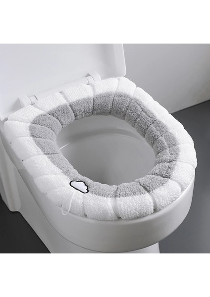 Mavi Stil 2 Adet Klozet Matı Kış Isıtıcı Kapak Yumuşak Yastık Yıkanabilir Kalınlaşmış Tank Kapakları Iskandinav Tarzı Banyo Closestool Isıtıcı (Yurt Dışından) fırsatları