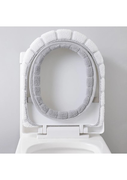 Mavi Stil 2 Adet Klozet Matı Kış Isıtıcı Kapak Yumuşak Yastık Yıkanabilir Kalınlaşmış Tank Kapakları Iskandinav Tarzı Banyo Closestool Isıtıcı (Yurt Dışından) indirimleri