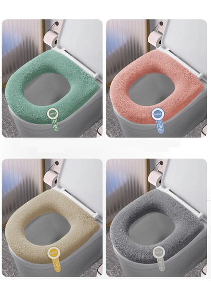 C Tarzı Banyo Tuvalet Klozet Kapağı Pedleri Yumuşak Isıtıcı Klozet Minder Örtüsü Gerilebilir Yıkanabilir Kauçuk Banyo Paspas Tuvalet Için (Yurt Dışından) modelleri