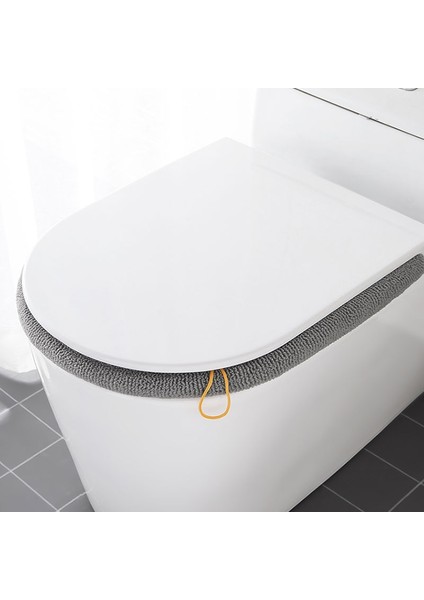 Mavi Stil Klozet Ev Kış Kalınlaşmış Polar Isıtma Pedi Kış Polar Astarlı Dört Mevsim Evrensel Su Geçirmez Tuvalet Kapağı (Yurt Dışından) fiyatları