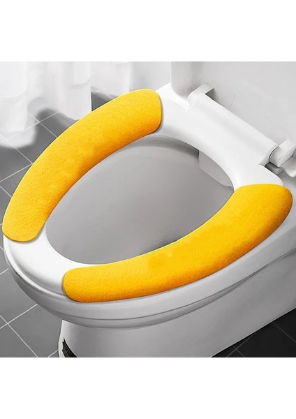 Green-Plus Tarzı Tuvalet Yapışkan Koltuk Kış Sıcak Klozet Kapağı Evrensel Yumuşak Macun Ped Yıkanabilir Banyo Isıtıcı Koltuk Çıtası Ped Yastık (Yurt Dışından) indirimleri