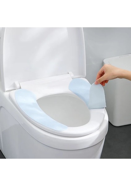 Mavi-L Tarzı 1 Çift Evrensel Klozet Kapağı Mat Yumuşak Wc Macun Tuvalet Yapışkan Koltuk Pedi Yıkanabilir Dekor Banyo Isıtıcı Koltuk Kapağı Aksesuarları (Yurt Dışından) fiyatları