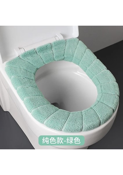 No.1 Stili Kalınlaşmak Klozet Kapağı Mat Kış Sıcak Yumuşak Yıkanabilir Closestool Mat Koltuk Kılıfı Tuvalet Kapağı Pedi Bide Kapağı Banyo Aksesuarları (Yurt Dışından)