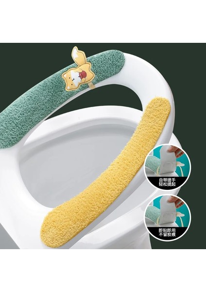 Turuncu Tarzı Ttkeyy1 Çift Evrensel Yapışkanlı Tuvalet Paspas Polar Koltuk Örtüsü Yeniden Kullanılabilir Klozet Dolgu Yıkanabilir Banyo Paspas Klozet Kapağı (Yurt Dışından) fırsatları