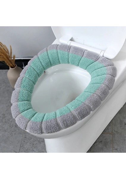 No.8 Tarzı Ev Sıcak Yumuşak Kalınlaşmak Klozet Kapağı Isıtıcı Closestool Mat Banyo Klozet Kapağı Evrensel Peluş Tuvalet Minderi (Yurt Dışından)